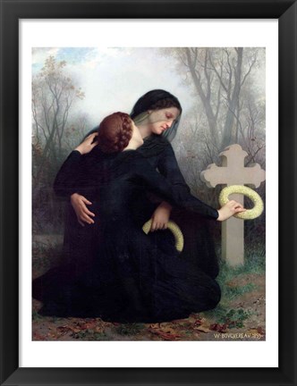 Framed Le Jour des Morts Print