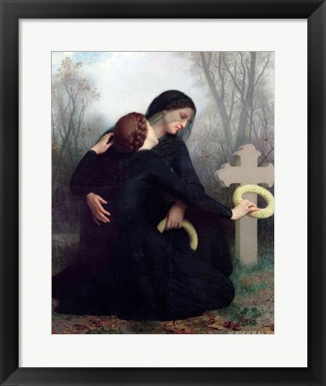 Framed Le Jour des Morts Print