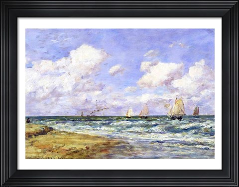 Framed Marine scene, 1894 Print