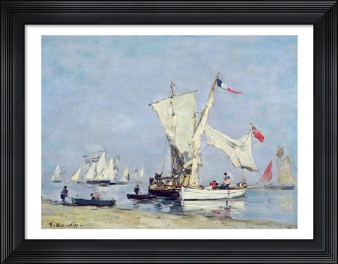 Framed Sailing Boats, c.1869 Print