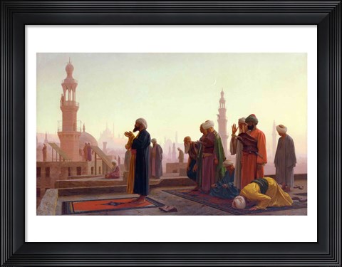 Framed Prayer, 1865 Print