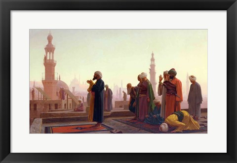 Framed Prayer, 1865 Print