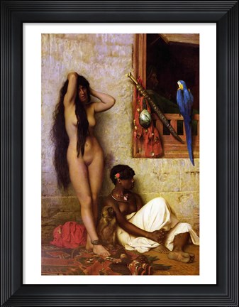 Framed Slave for Sale, 1873 Print