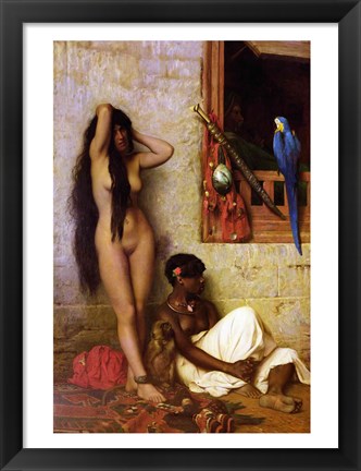 Framed Slave for Sale, 1873 Print