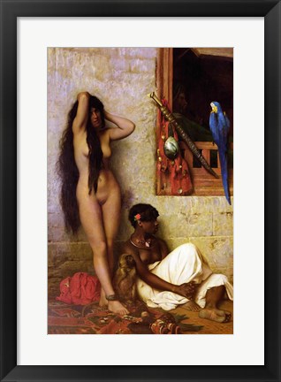 Framed Slave for Sale, 1873 Print