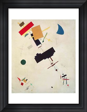 Framed Suprematist Composition No.56 Print