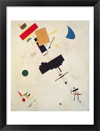 Framed Suprematist Composition No.56 Print