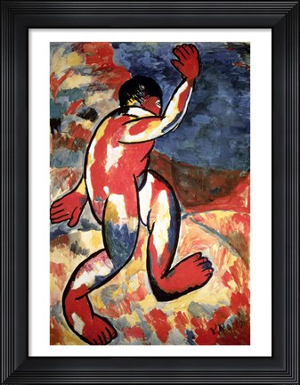 Framed Bather, 1911 Print