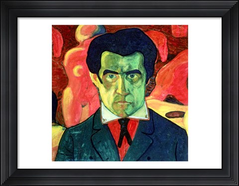Framed Self Portrait, 1908 Print