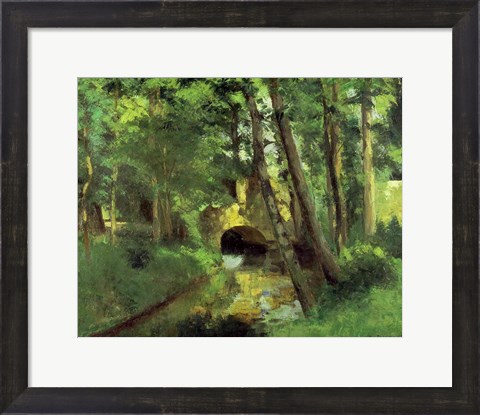 Framed Little Bridge, Pontoise, 1875 Print