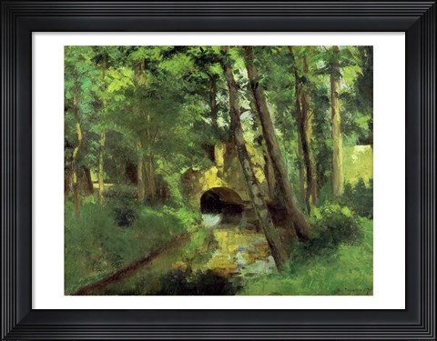 Framed Little Bridge, Pontoise, 1875 Print