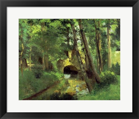 Framed Little Bridge, Pontoise, 1875 Print