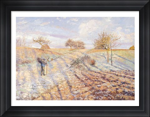 Framed White Frost, 1873 Print