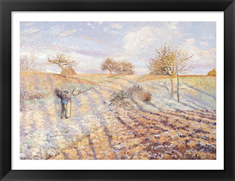 Framed White Frost, 1873 Print