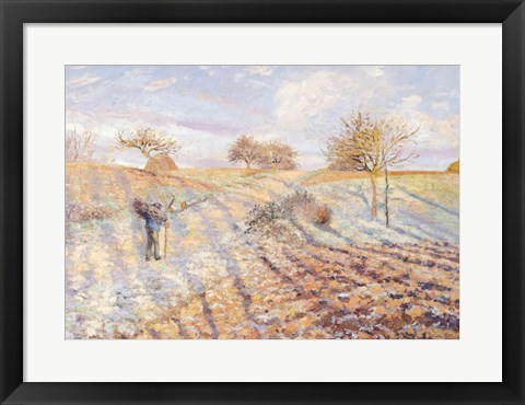 Framed White Frost, 1873 Print