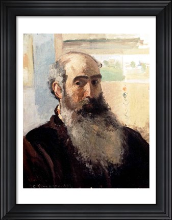 Framed Self Portrait, 1873 Print