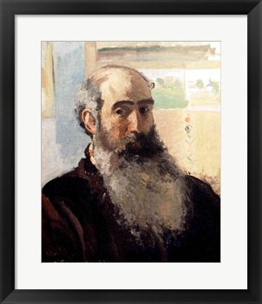 Framed Self Portrait, 1873 Print