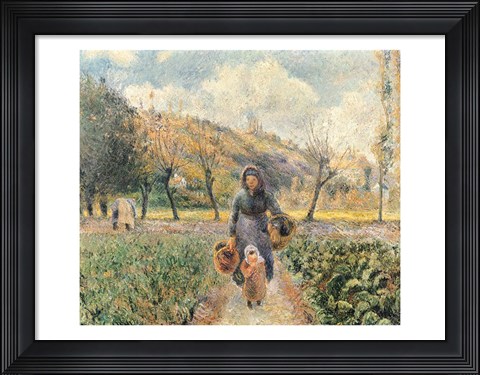 Framed In the Garden Print