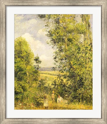 Framed Rest in the Meadow, 1878 Print