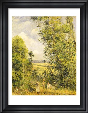Framed Rest in the Meadow, 1878 Print