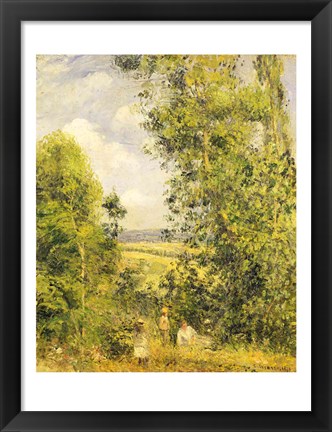 Framed Rest in the Meadow, 1878 Print