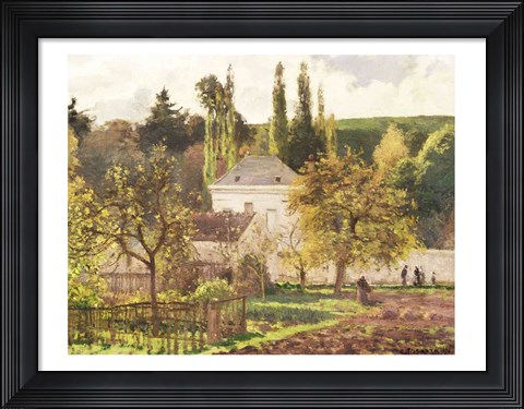 Framed House in the Hermitage, Pontoise, 1873 Print