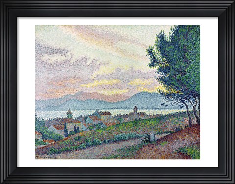 Framed St. Tropez, Pinewood, 1896 Print