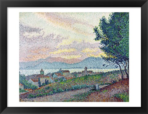 Framed St. Tropez, Pinewood, 1896 Print