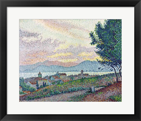 Framed St. Tropez, Pinewood, 1896 Print