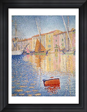 Framed Red Buoy, Saint Tropez, 1895 Print