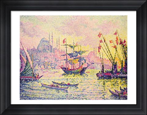 Framed View of Constantinople, 1907 Print
