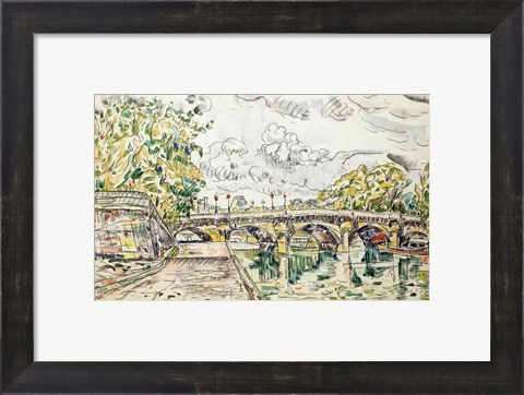 Framed Pont Neuf, Paris, 1927 Print