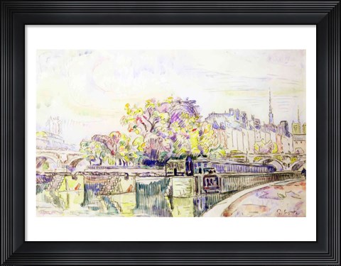 Framed Paris, 1923 Print