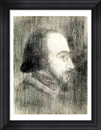 Framed Erik Satie Print