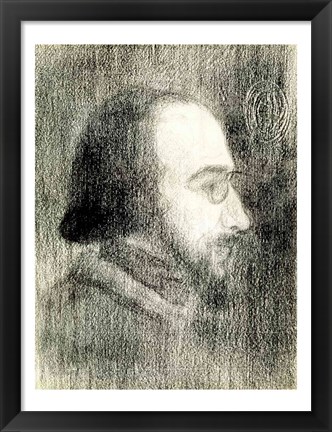 Framed Erik Satie Print