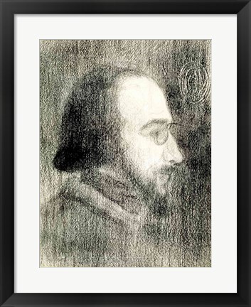 Framed Erik Satie Print