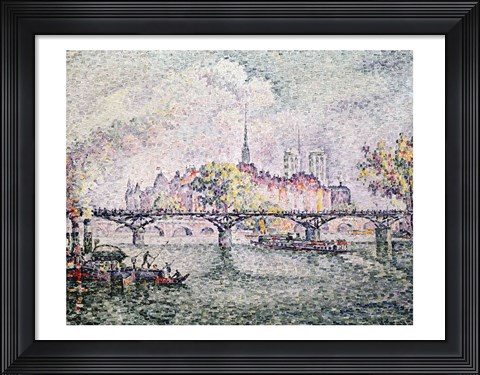 Framed Ile de la Cite, Paris, 1912 Print