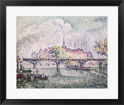 Framed Ile de la Cite, Paris, 1912 Print