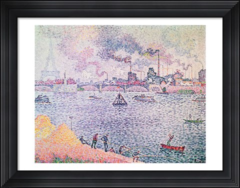 Framed Seine, Grenelle, 1899 Print