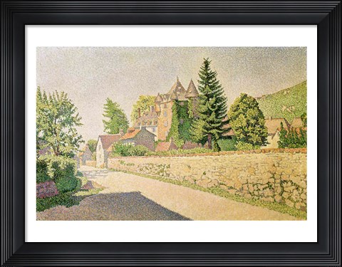 Framed Chateau de Comblat, c.1887 Print