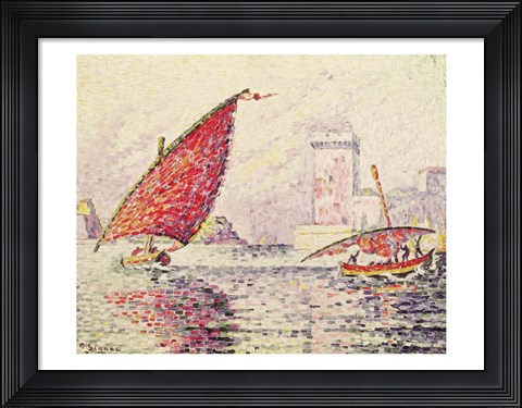Framed Fort Saint-Jean, Marseilles, 1907 Print
