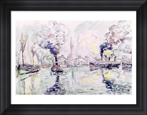 Framed Cherbourg, 1931 Print