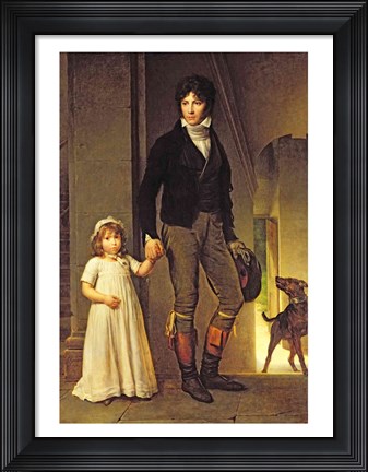 Framed Jean-Baptiste Isabey Print