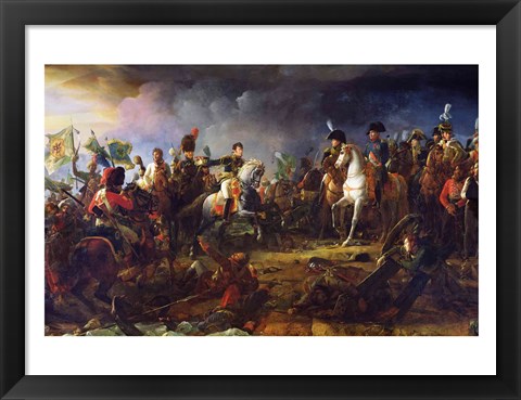 Framed Battle of Austerlitz Print