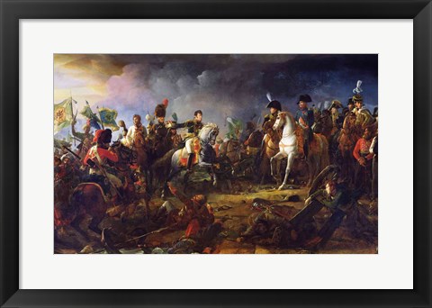 Framed Battle of Austerlitz Print