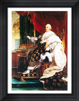 Framed Louis XVIII Print