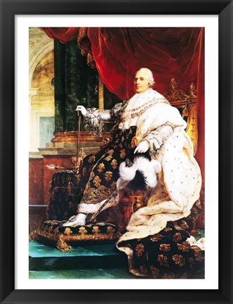 Framed Louis XVIII Print