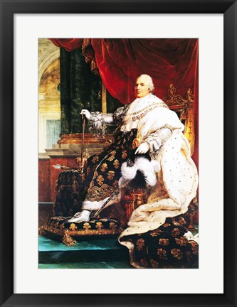 Framed Louis XVIII Print