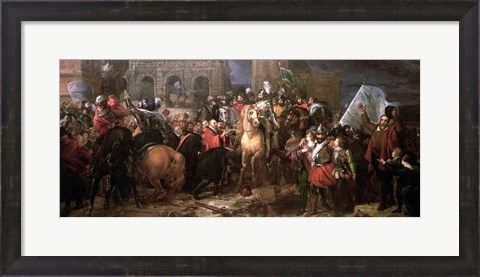 Framed Entry of Henri IV into Paris, 22nd March 1594 Print