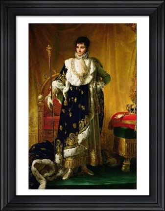 Framed Portrait of Jerome Bonaparte Print